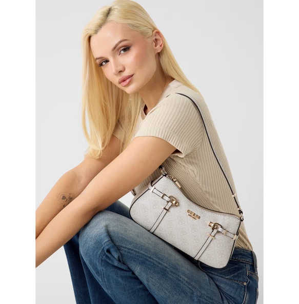 LEONA LOGO SHOULDER ΤΣΑΝΤΑ ΓΥΝΑΙΚΕΙΟ HWSG9917180 Κρεμ