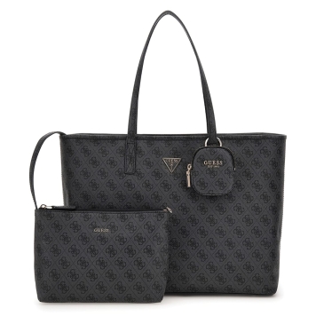 Τσάντα GUESS Power Play Large Tech Tote HWSL7124240 Ανθρακί