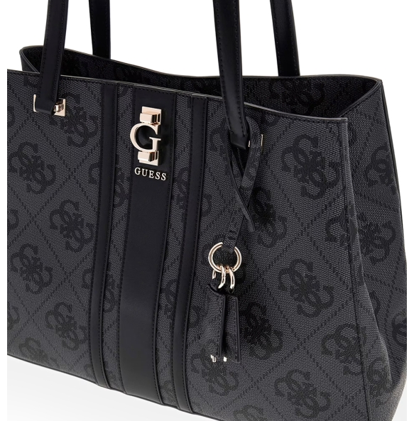 Τσάντα GUESS Erenia Tote HWSO7838230 Ανθρακί