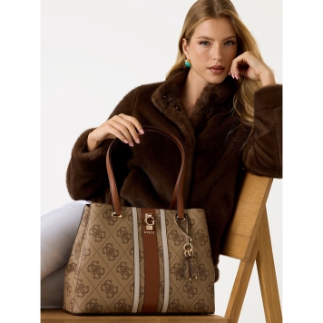 Τσάντα GUESS Erenia Tote HWSO7838230 Μπεζ