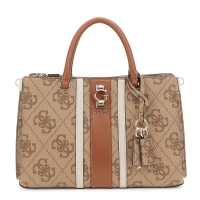Τσάντα GUESS Erenia Girlfriend Satchel HWSO7838060 Μπεζ