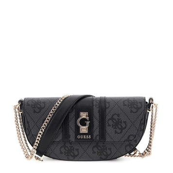 Τσάντα Guess Erenia Convertible XBody Flap HWSO7838210 Ανθρακί