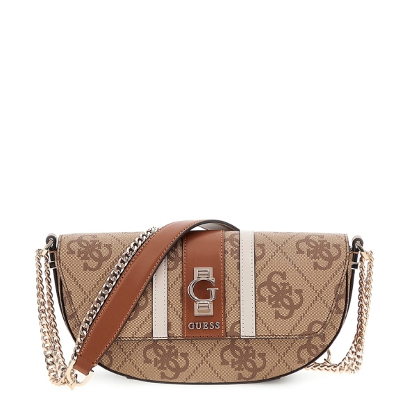 Τσάντα Guess Erenia Convertible XBody Flap HWSO7838210 Μπεζ