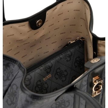 Τσάντα GUESS Erenia Large 2 in 1 HWSO7838240 Ανθρακί