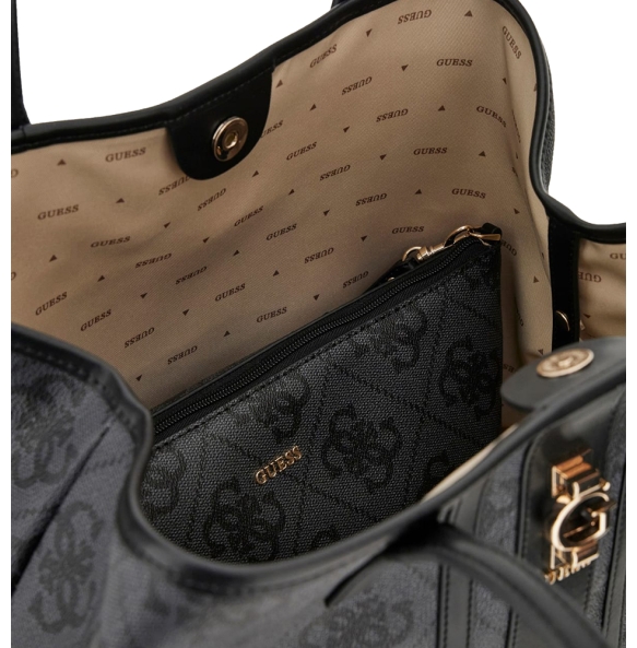 Τσάντα GUESS Erenia Large 2 in 1 HWSO7838240 Ανθρακί