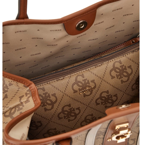 Τσάντα GUESS Erenia Large 2 in 1 HWSO7838240 Μπεζ