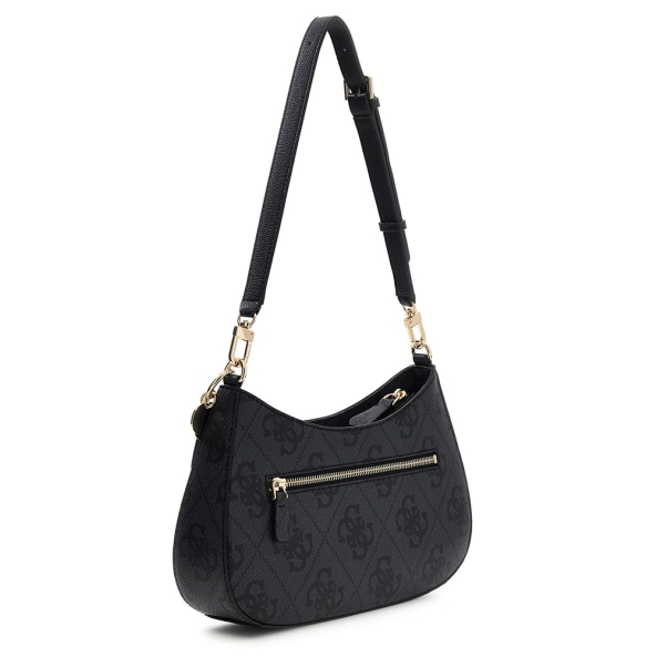 Τσάντα GUESS Noelle Top Zip HWSO9672180 Ανθρακί