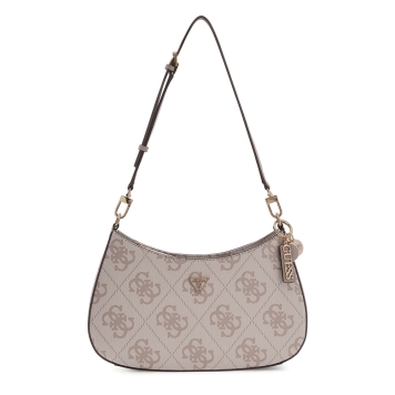Τσάντα GUESS Noelle Top Zip HWSO9672180 Μπεζ