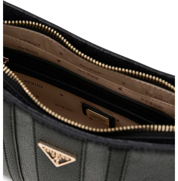 Τσάντα GUESS Noelle Top Zip HWSS9672180 Ανθρακί