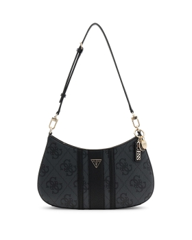 Τσάντα GUESS Noelle Top Zip HWSS9672180 Ανθρακί