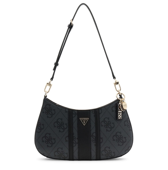 Τσάντα GUESS Noelle Top Zip HWSS9672180 Ανθρακί