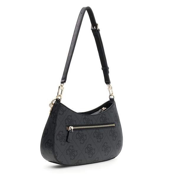 Τσάντα GUESS Noelle Top Zip HWSS9672180 Ανθρακί