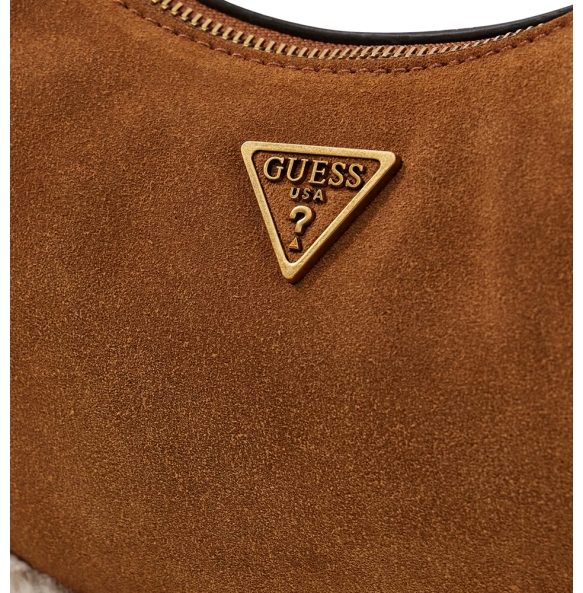 Τσάντα GUESS Amita Hobo HWSW9539720 Καφέ