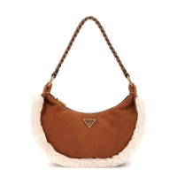 Τσάντα GUESS Amita Hobo HWSW9539720 Καφέ