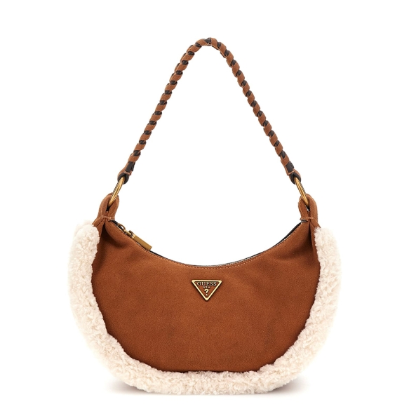 Τσάντα GUESS Amita Hobo HWSW9539720 Καφέ