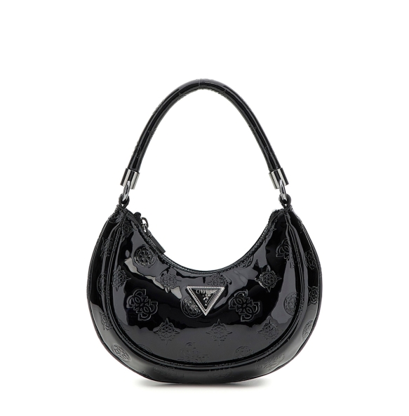 Τσάντα GUESS Zalina Small Hobo HWTM9350010 Μαύρο