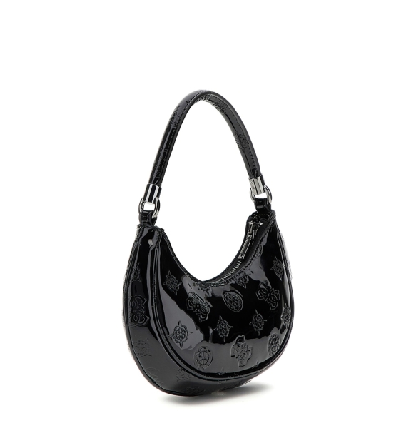 Τσάντα GUESS Zalina Small Hobo HWTM9350010 Μαύρο