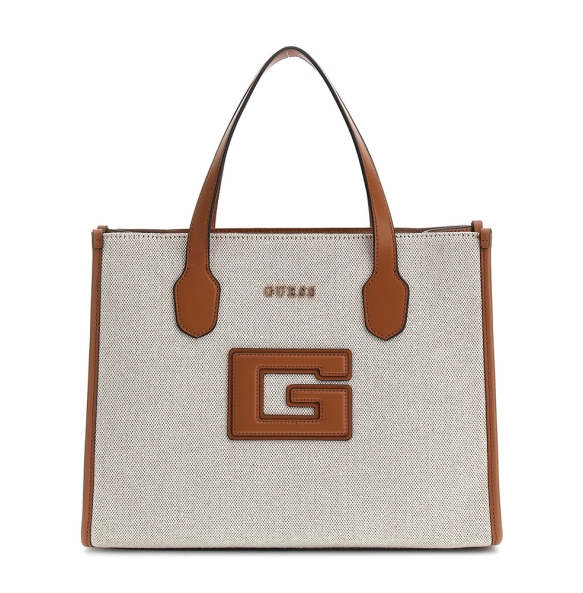 Τσάντα GUESS G Status Tote HWWG9198220 Καφέ