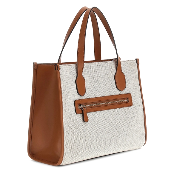 Τσάντα GUESS G Status Tote HWWG9198220 Καφέ