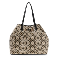 Τσάντα Guess Sophia Shopper HWWG9913240 Μαύρο-Κρεμ