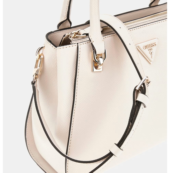 Τσάντα GUESS Noelle Luxury Satchel HWZG7879070 Λευκό
