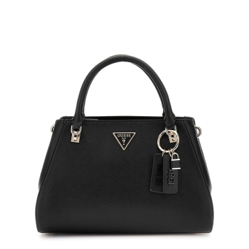 Τσάντα GUESS Noelle Luxury Satchel HWZG7879070 Μαύρο