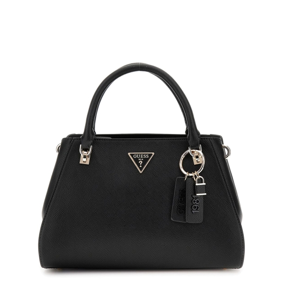 Τσάντα GUESS Noelle Luxury Satchel HWZG7879070 Μαύρο