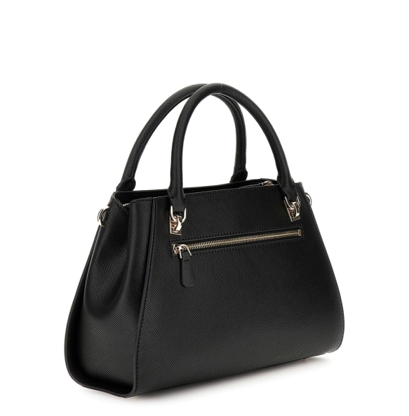 Τσάντα GUESS Noelle Luxury Satchel HWZG7879070 Μαύρο
