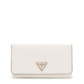 Τσάντα GUESS Noelle xBody Flap Organizer HWPT7879790 Λευκό