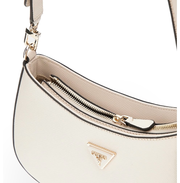 Τσάντα GUESS Noelle Shoulder Bag HWZG9672180 Εκρού Τσάντα GUESS Noelle Shoulder Bag HWZG9672180 Εκρού