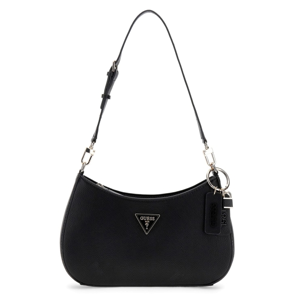 Τσάντα GUESS Noelle Shoulder Bag HWZG9672180-BLA Μαύρο