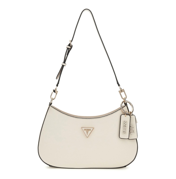 Τσάντα GUESS Noelle Shoulder Bag HWZG9672180 Εκρού Τσάντα GUESS Noelle Shoulder Bag HWZG9672180 Εκρού
