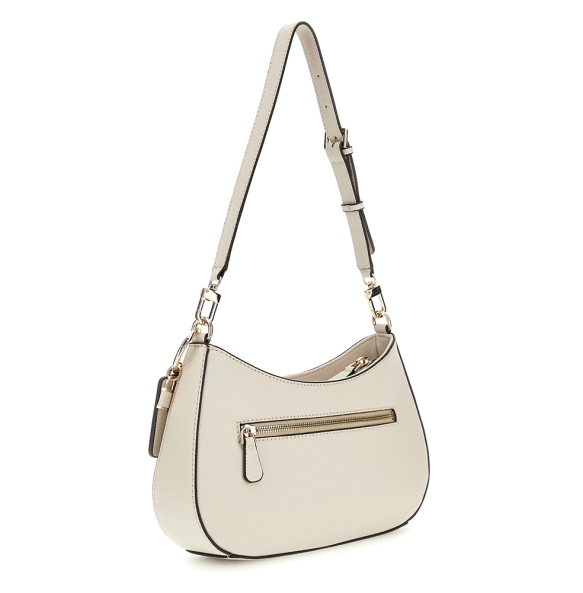 Τσάντα GUESS Noelle Shoulder Bag HWZG9672180 Εκρού Τσάντα GUESS Noelle Shoulder Bag HWZG9672180 Εκρού