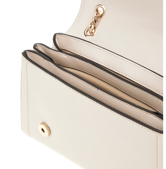 Τσάντα GUESS Noelle Convertible XBody Flap HWZG9672210 Εκρού Τσάντα GUESS Noelle Convertible XBody Flap HWZG9672210 Εκρού