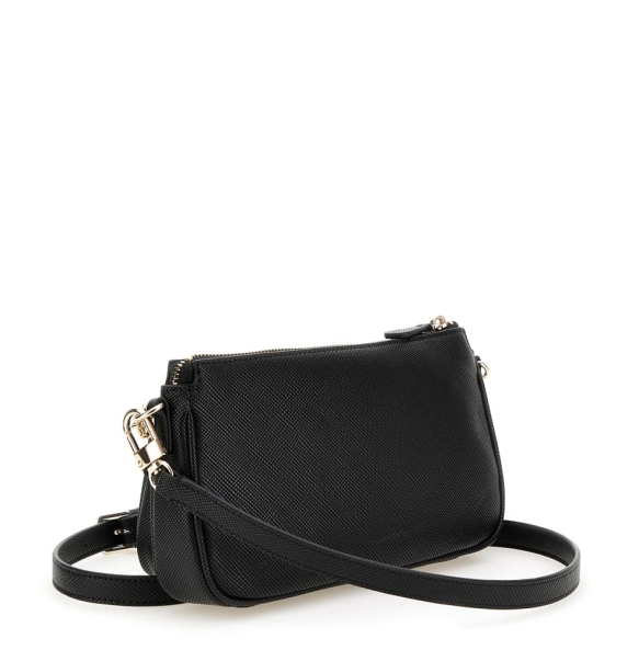 Τσάντα GUESS Noelle Pouch Crossbody HWZG9672710 Μαύρο Τσάντα GUESS Noelle Pouch Crossbody HWZG9672710 Μαύρο