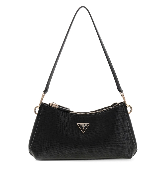 Τσάντα GUESS Noelle Convertible XBody HWZG9672730 Μαύρο