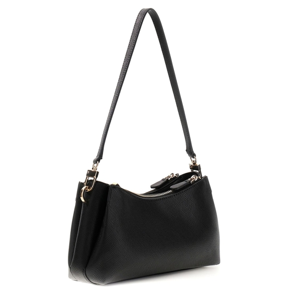 Τσάντα GUESS Noelle Convertible XBody HWZG9672730 Μαύρο