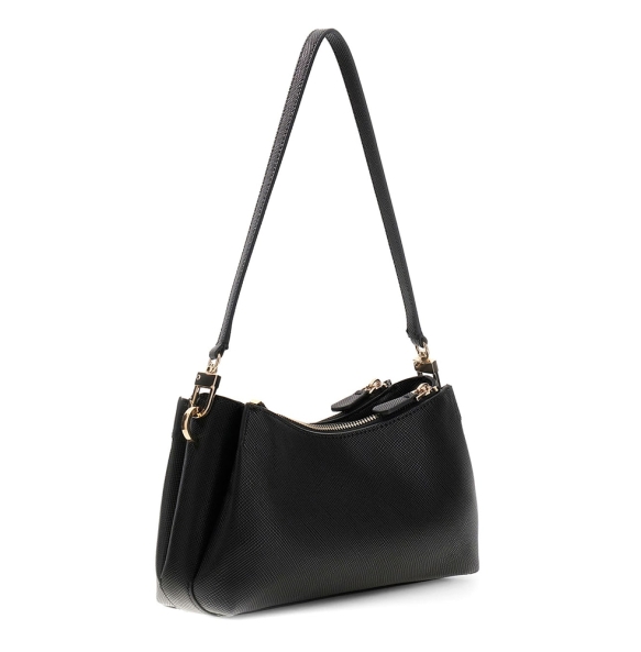 Τσάντα GUESS Noelle Convertible XBody HWZG9672730 Μαύρο