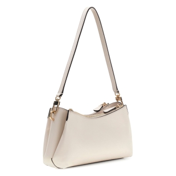 Τσάντα GUESS Noelle Convertible XBody HWZG9672730 Εκρού