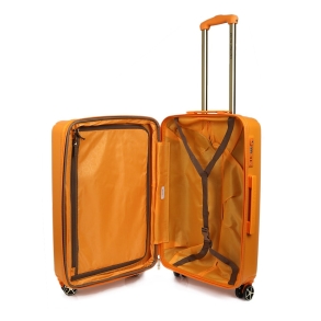 Βαλίτσα σκληρή Μεσαία CALVIN KLEIN Big Monogram LH418BM2 Πορτοκαλί
