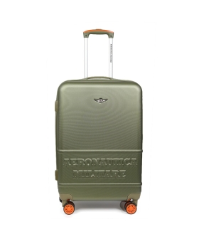 Βαλίτσα σκληρή Μεσαία AERONAUTICA MILITARE AM-220/60 Πράσινο
