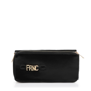 Τσαντάκι πορτοφόλι-θήκη κινητού FRNC W02-003 Μαύρο