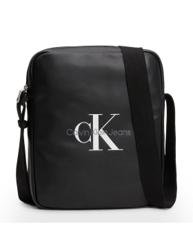 Τσαντάκι χιαστί CALVIN KLEIN Monogram Reporter 11503 Μαύρο