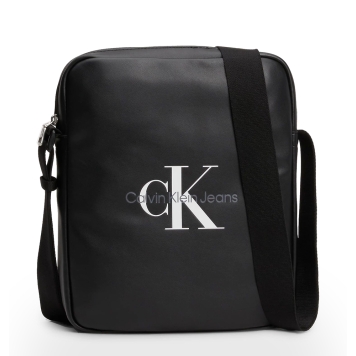 Τσαντάκι χιαστί CALVIN KLEIN Monogram Reporter 11503 Μαύρο