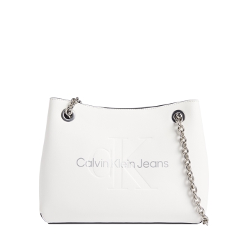 Τσάντα CALVIN KLEIN Sculpted 7831 Λευκό