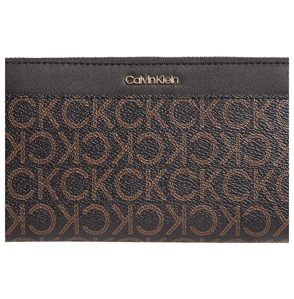 Πορτοφόλι CALVIN KLEIN Zip Around Wallet 09913 Καφέ