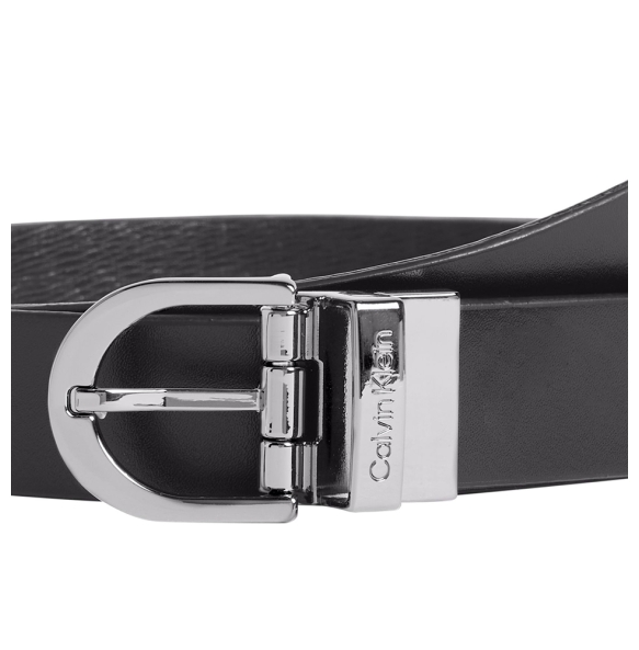 Ζώνη CALVIN KLEIN CK Must 9981 2.5cm Διπλής Όψεως Μαύρο