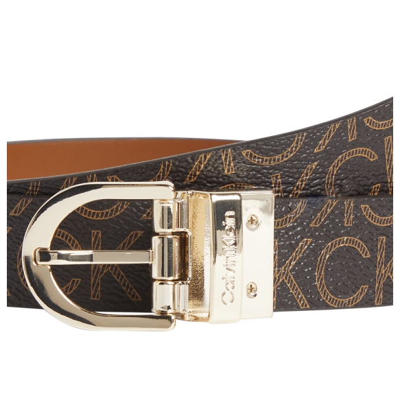 Ζώνη CALVIN KLEIN CK Must 9981 2.5cm Διπλής Όψεως Καφέ