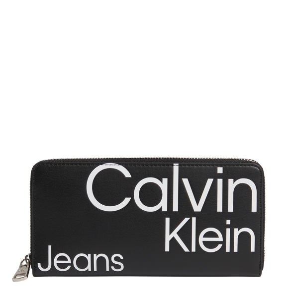 Πορτοφόλι CALVIN KLEIN Sleek Zip Around 10099 Μαύρο