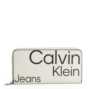 Πορτοφόλι CALVIN KLEIN Sleek Zip Around 10099 Μπεζ